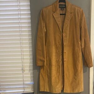 Metro Style tan suede leather women’s jacket